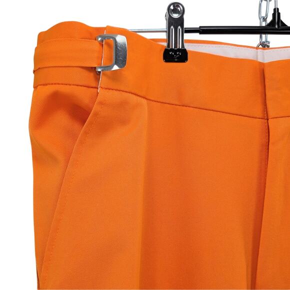 Bright Orange 5-Piece Tuxedo Suit Medium | Statement Dopamine Prom Wedding Party - Picture 9 of 16